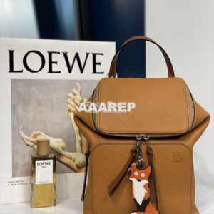 Replica Loewe Goya Small Backpack 66019 Light Caramel/Pecan