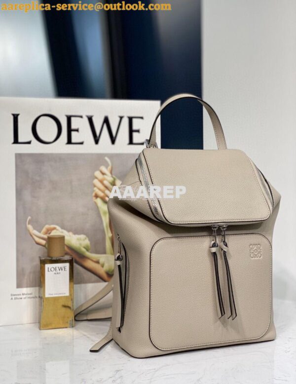 Replica Loewe Goya Small Backpack 66019 Light Oat 5