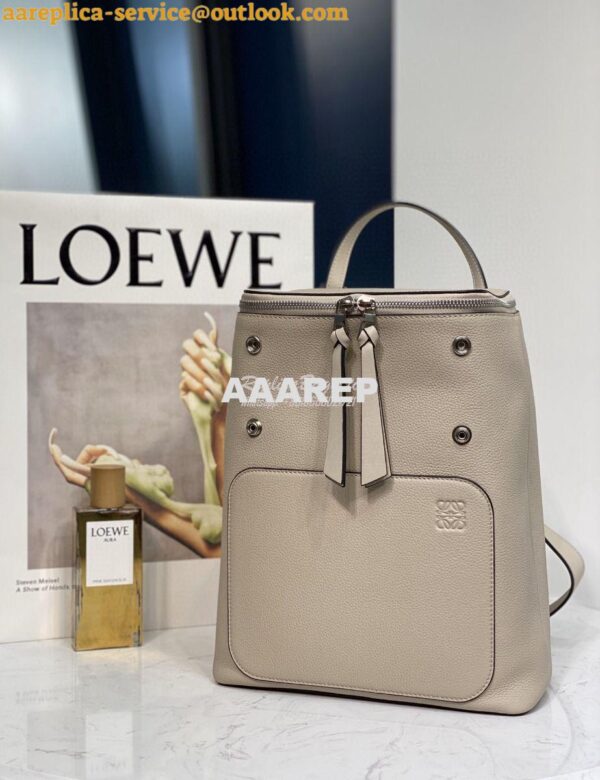 Replica Loewe Goya Small Backpack 66019 Light Oat 7