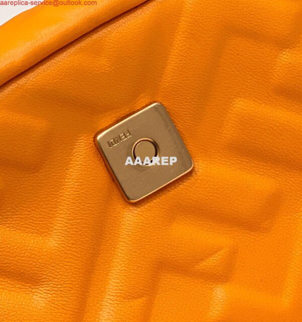 Replica Fendi 8BS017 Baguette Mini Orange leather 0135S bag 7