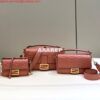 Replica Fendi 8BS017 Baguette Mini Pink Gold leather 0135 bag