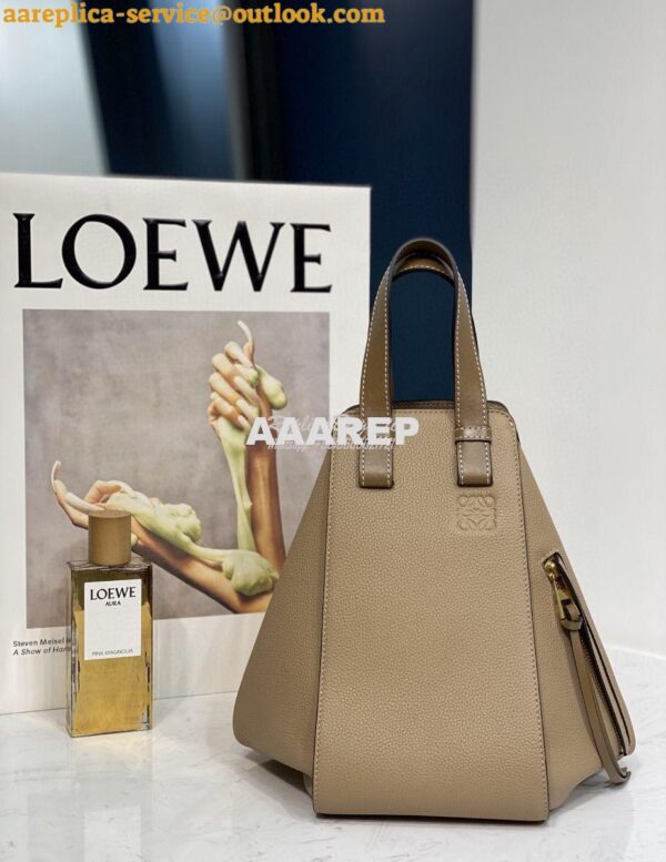 Replica Loewe Hammock Small Bag 66031 Taupe 5