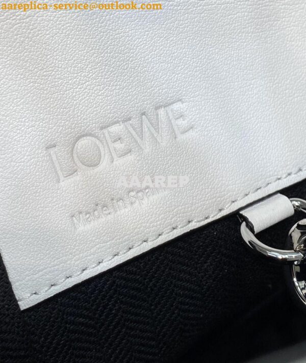 Replica Loewe Hammock Small Bag Smooth Calfskin 66031 White 7