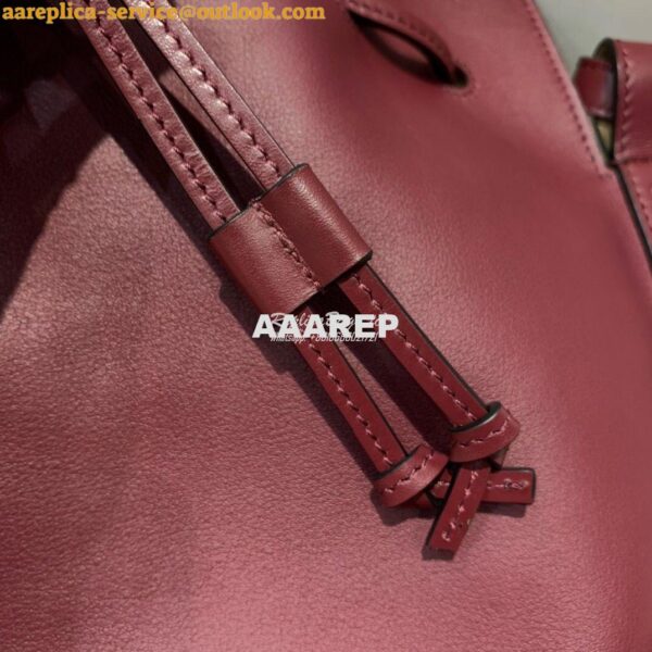 Replica Loewe Horseshoe Bag in Nappa Calf Leather Wine 446748 12