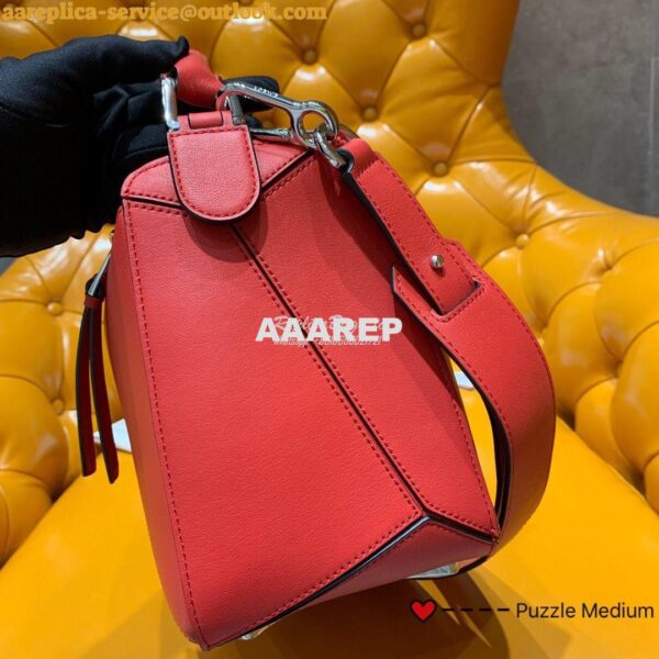 Replica Loewe Medium Puzzle Bag 63350 Red 6