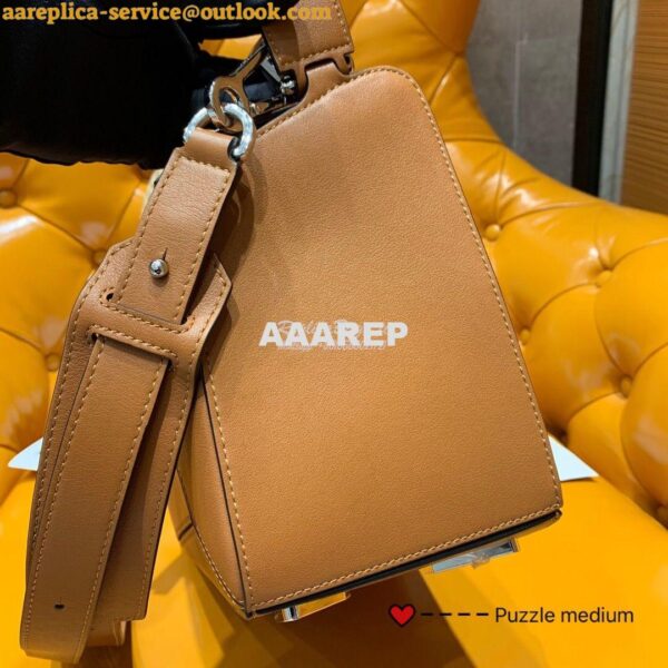 Replica Loewe Medium Puzzle Bag 63350 Tan 10