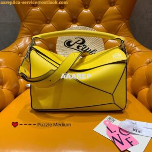 Replica Loewe Medium Puzzle Bag 63350 Yellow