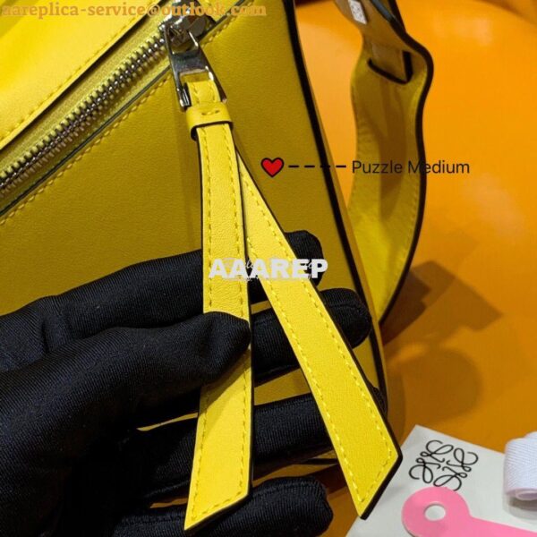 Replica Loewe Medium Puzzle Bag 63350 Yellow 11